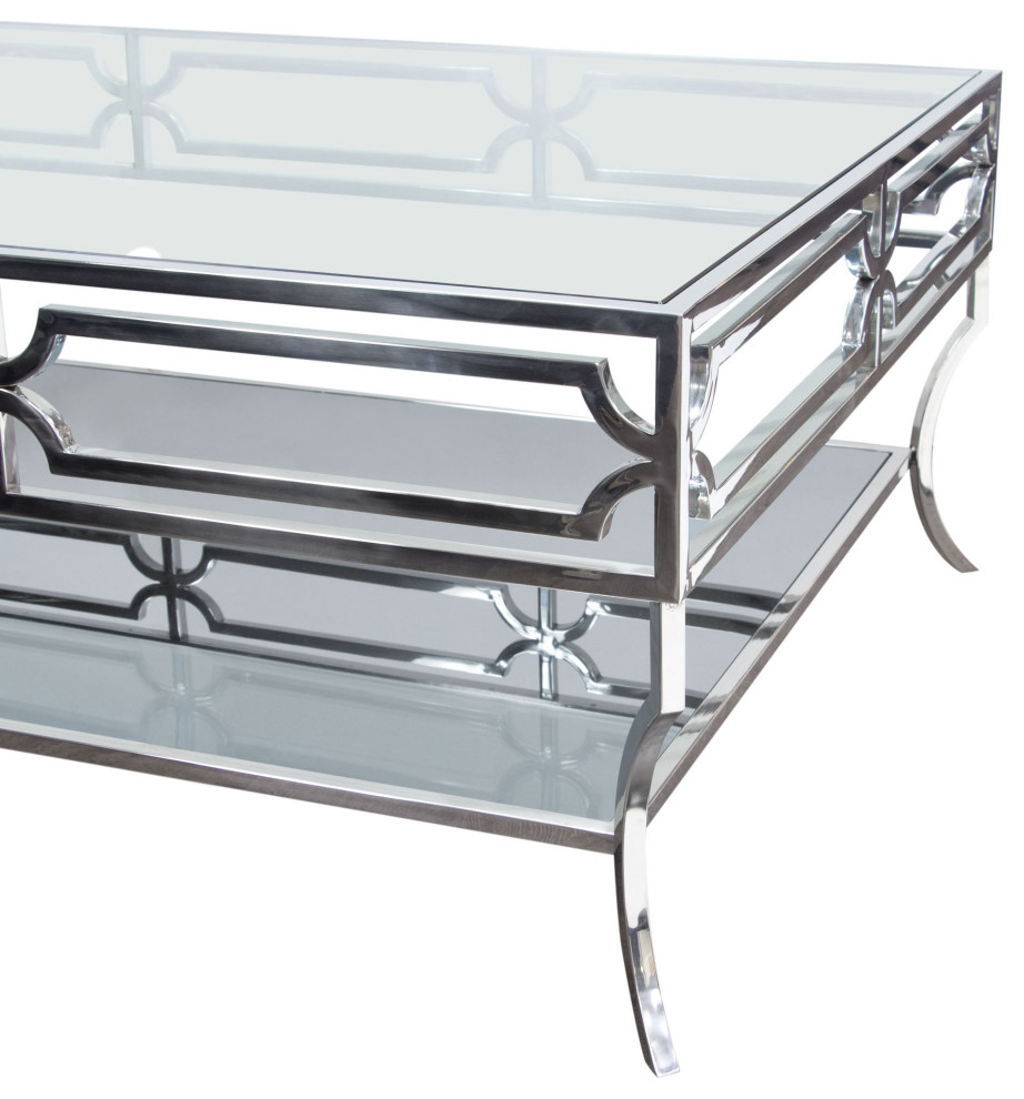 Avalon Cocktail Table  Gray   Contemporary   Coffee Tables   by AMOC  Houzz