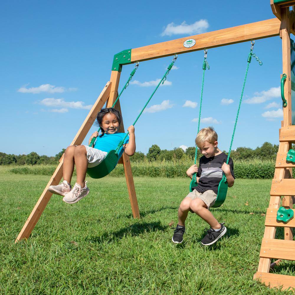 Backyard Discovery Buckley Hill All Cedar Swing Playset 2001046com