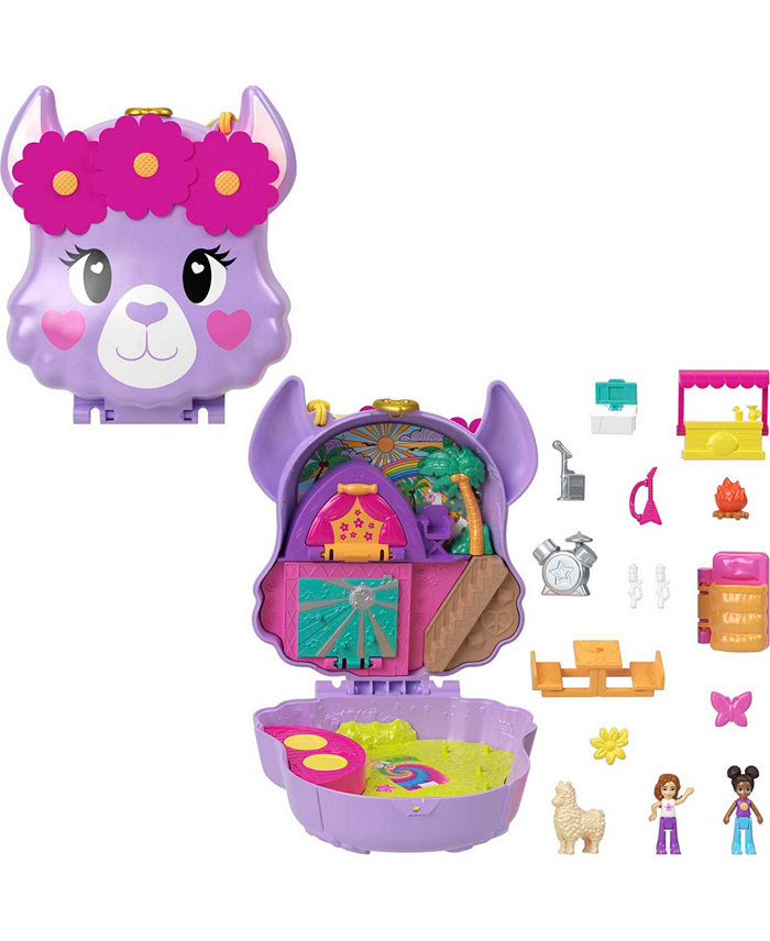 Polly Pocket Camp Adventure Llama Compact