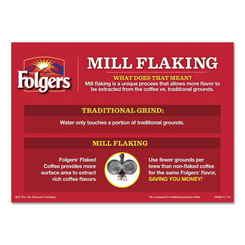 Folgers Coffee Filter Packs， Black Silk， 1.4 oz Pack， 40Packs/Carton (00016)