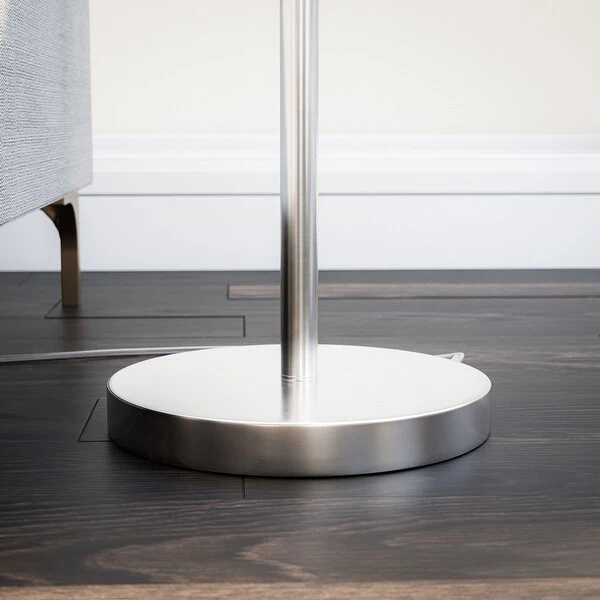 Thomas Brushed Steel Floor Lamp - Exclusive Version