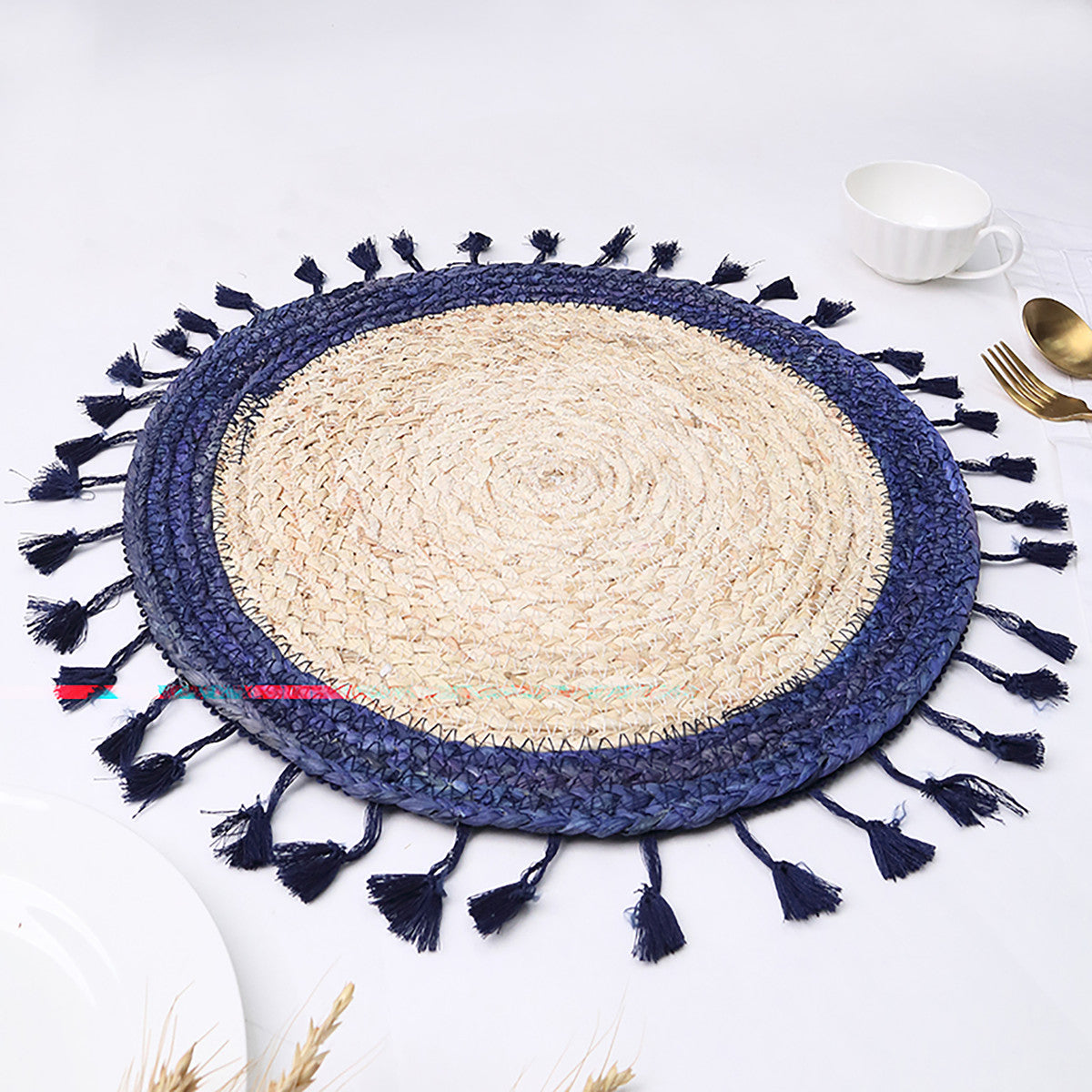 Karaca Sera Husk 2-Piece Placemat Dark Blue 153.20.01.0269