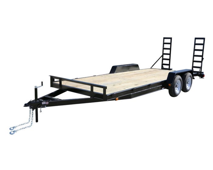 7 x 20 Tandem Wood Trailer - 7X20HDEQDTFR12