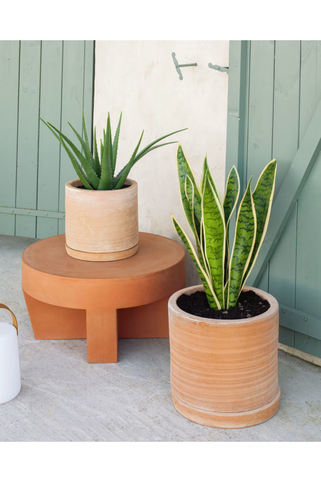 Terracotta Round Outdoor Coffee Table  La Forma Vilena   Contemporary   Outdoor Coffee Tables   by Oroa   Eichholtz Furniture  Houzz