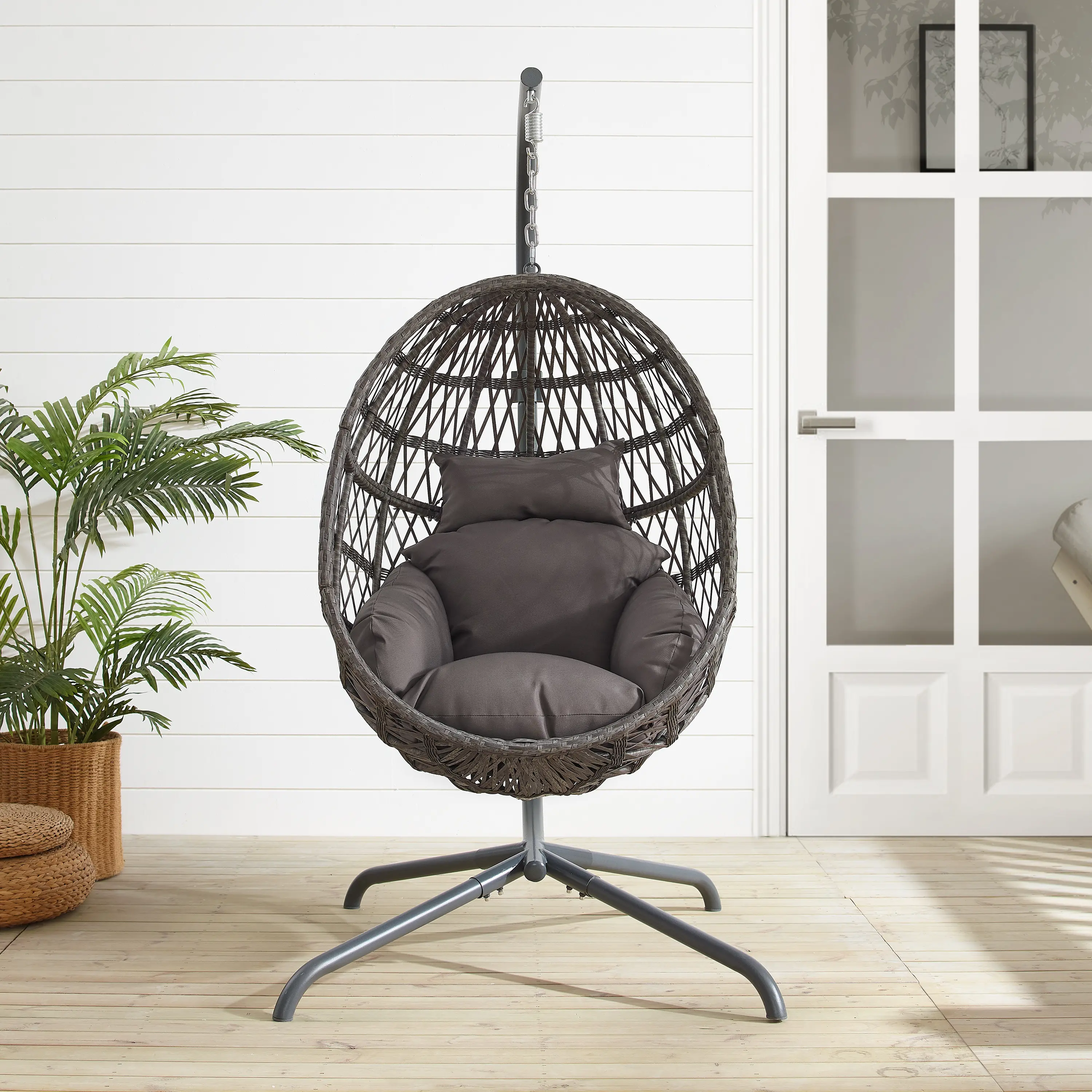 Tess Indoor/Outdoor Wicker Hanging Egg Chair