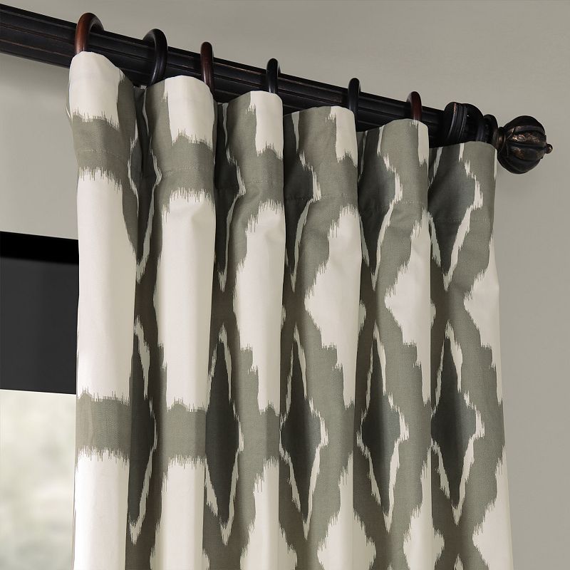 EFF 1-Panel Sorong Lined Window Curtain