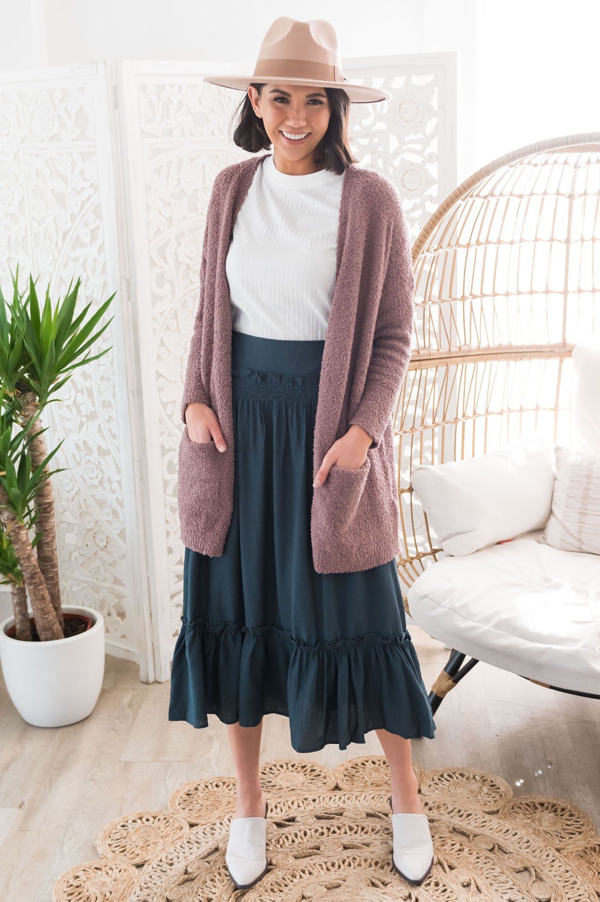 Swept Away Modest Skirt