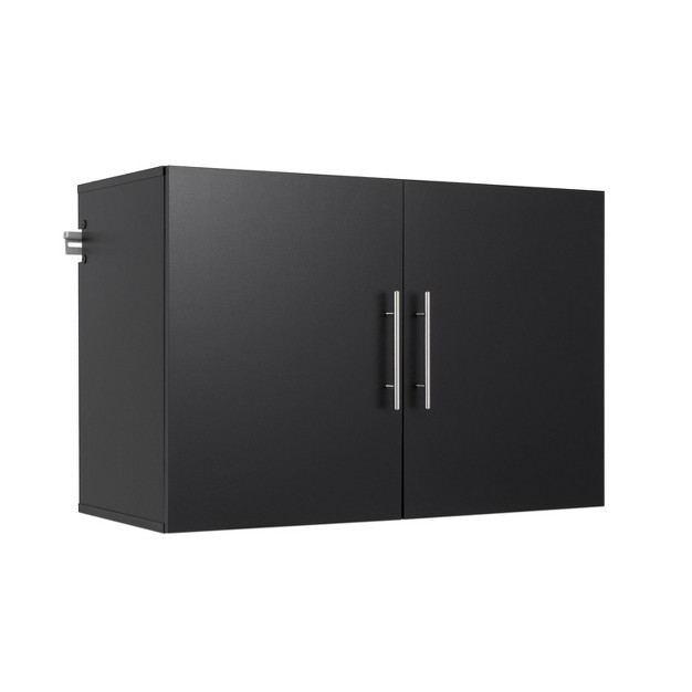 Hangups Upper Storage Cabinet Black Prepac