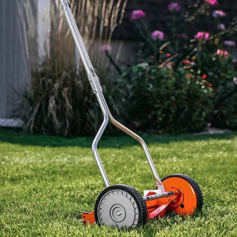 Hand Push Garden Tools Grass Cutter Portable Manual Lawn Mower