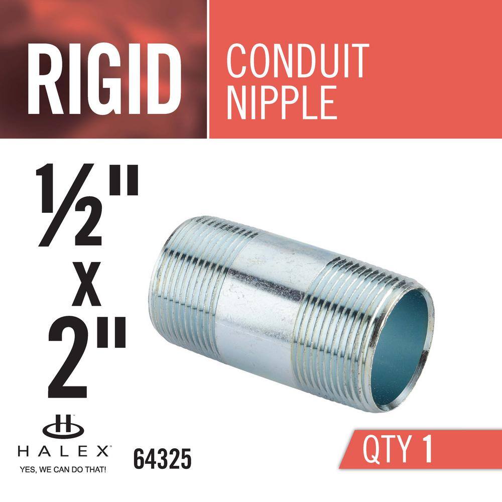 Halex 12 in. Rigid Conduit Nipple 64325