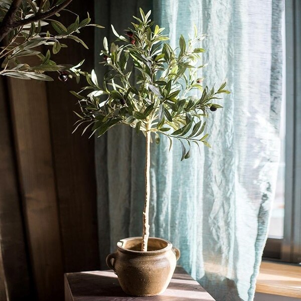 RusticReach Artificial Olive Tree