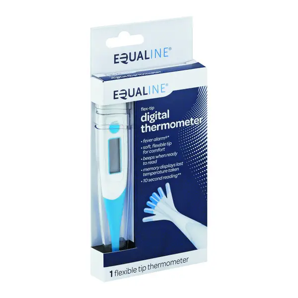 Equaline 10-Second Flex-Tip Digital Thermometer