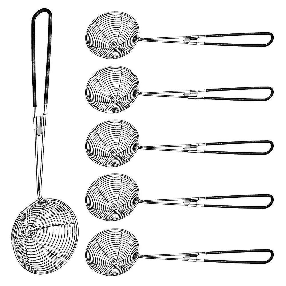 Hot Pot Strainer Scoops Stainless Steel Hot Pot Strainer Spoons Mesh Skimmer Spoon Asian Strainer L