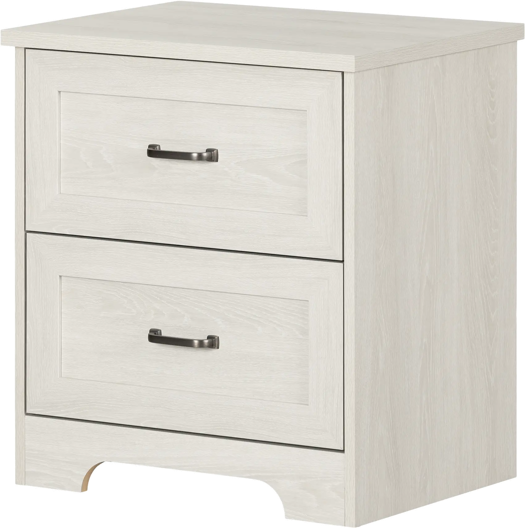 Prairie Ivory 2-Drawer Nightstand - South Shore