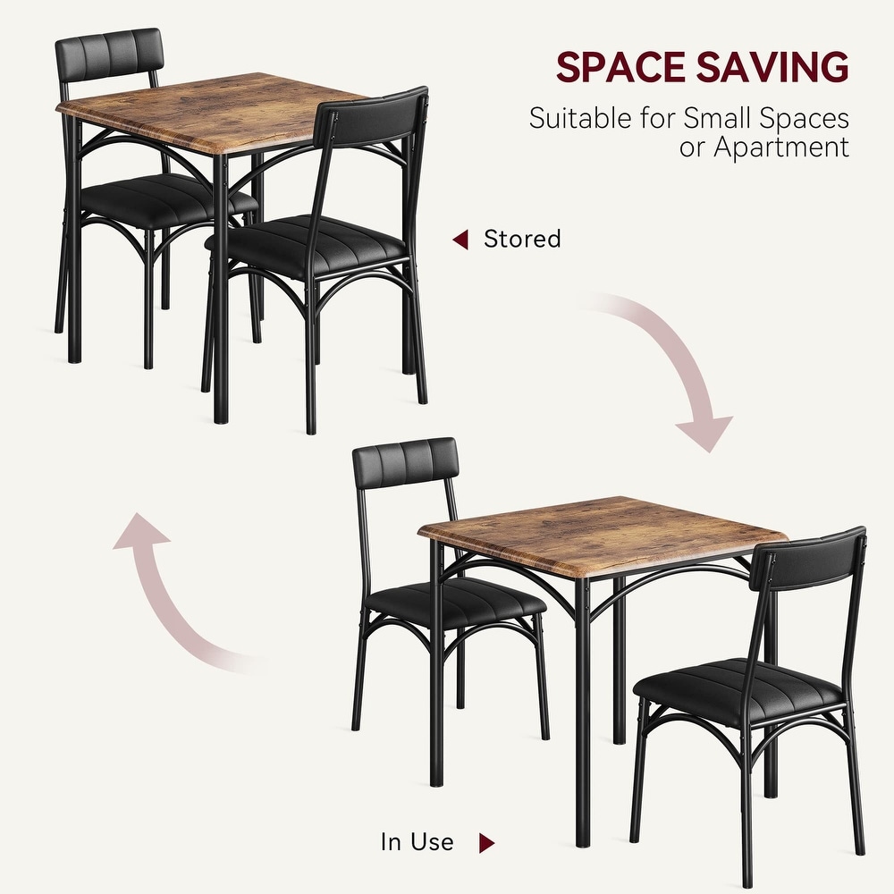 Dining Table Set for 2  Kitchen Table and Chairs