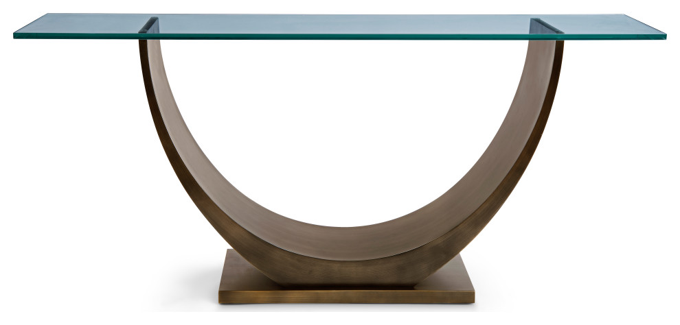 Marseilles Console Table Bronze   Contemporary   Console Tables   by Greg Sheres Inc.  Houzz