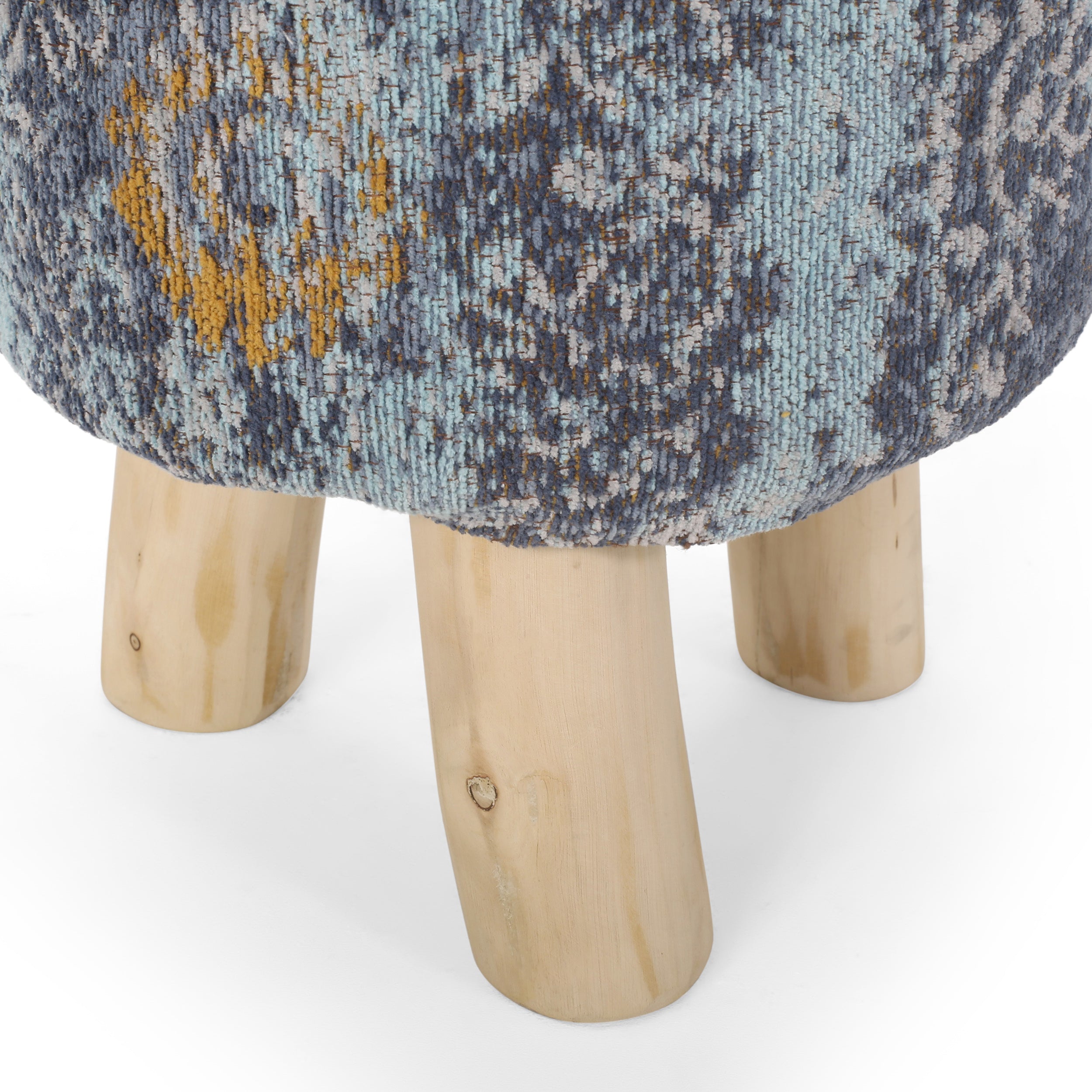 Jessalyn Handcrafted Boho Jacquard Stool