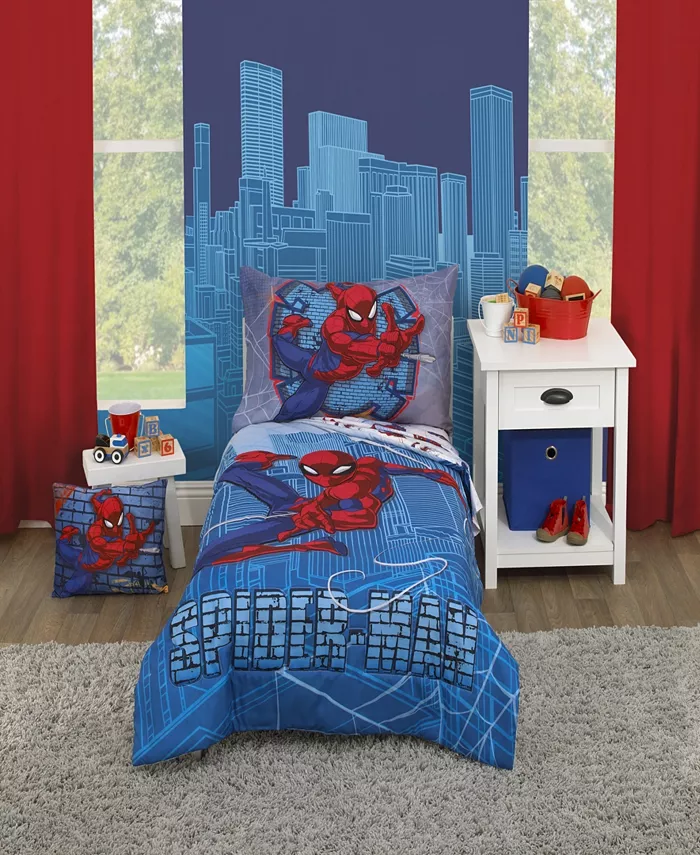 Marvel Spiderman Wall Crawler Toddler Blanket