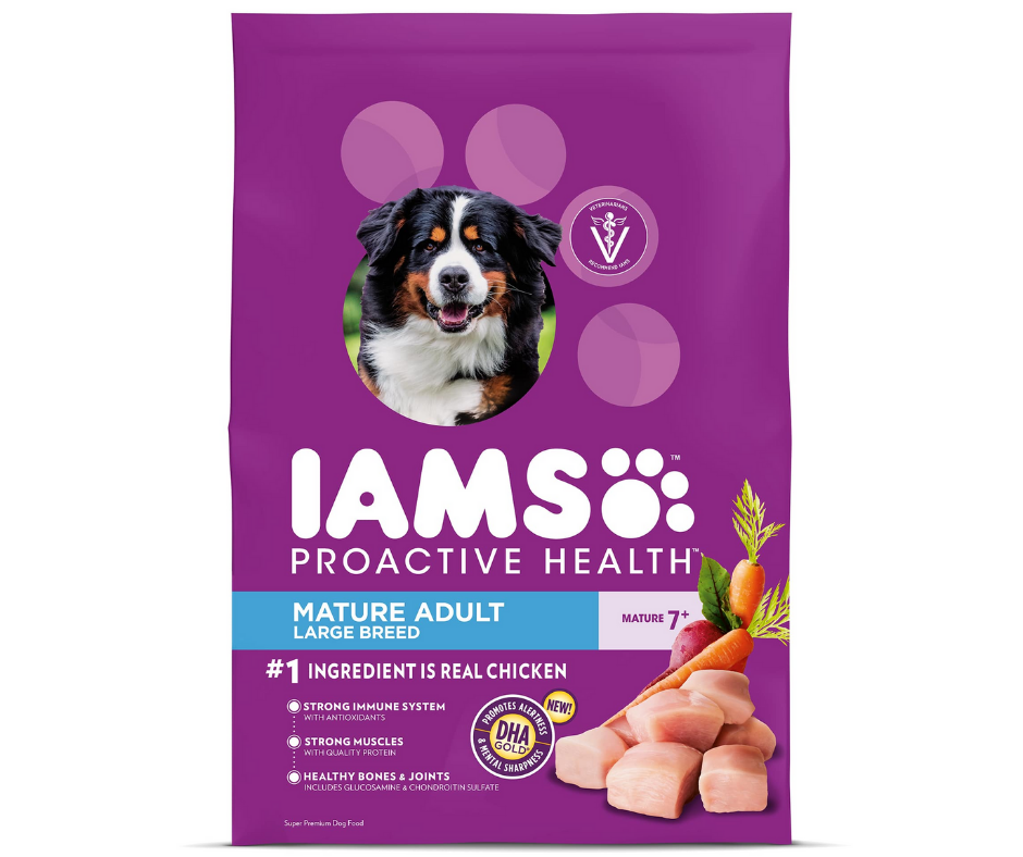 Iams Proactive Health - Large Breed， Mature Adult Dog Recipe Dry Dog F