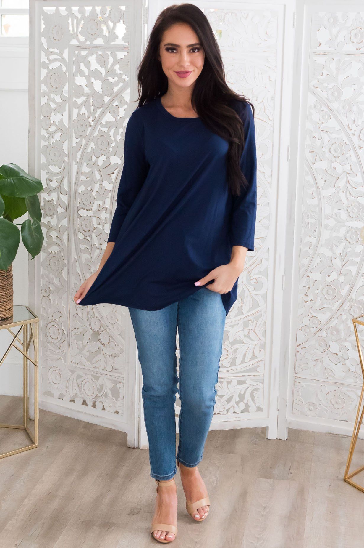 Simply Basic Modest Top