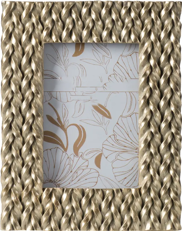 Gold Lattice Picture Frame