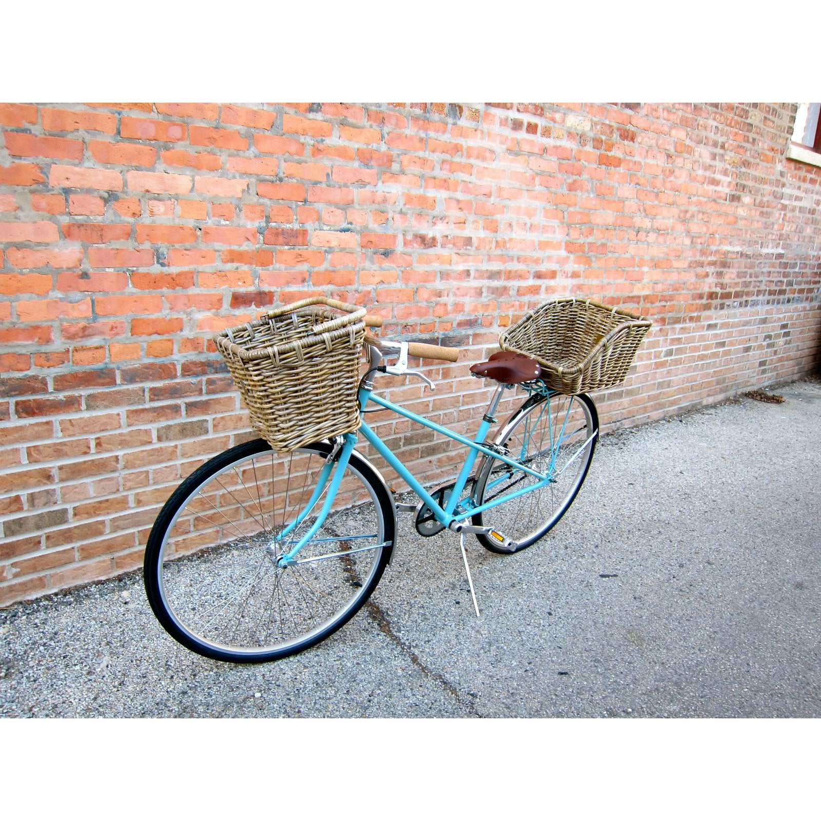 Nantucket Bicycle Basket Co. Dutch (Tuckernuck Large Rectangle w/ Hooks)