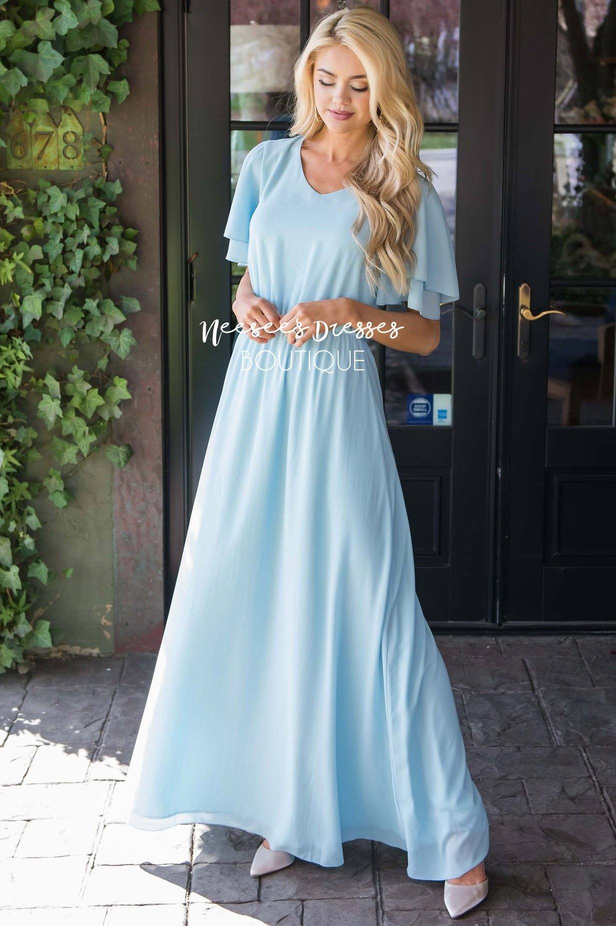 The Chloe Chiffon Maxi Dress