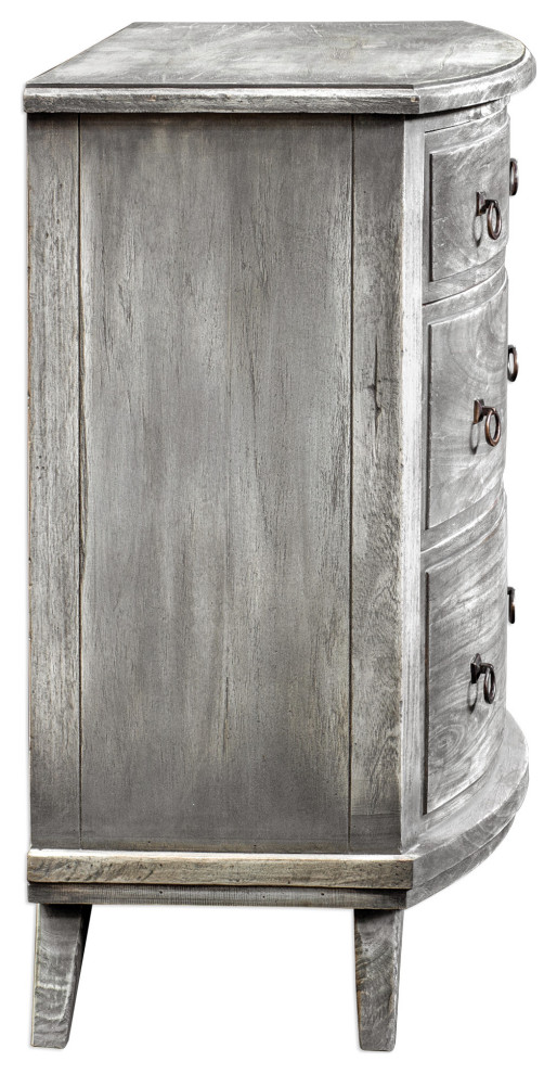 Uttermost Jacoby Driftwood Accent Chest   Midcentury   Accent Chests And Cabinets   by Buildcom  Houzz