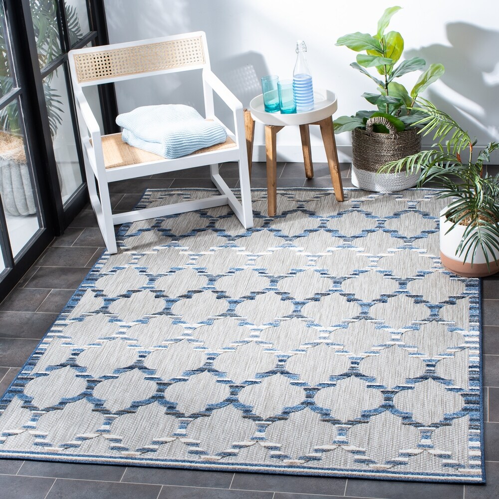 SAFAVIEH Cabana Nilgun Indoor/ Outdoor Waterproof Patio Trellis Rug