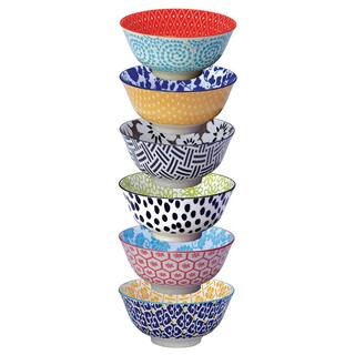 Certified International Chelsea Multi-color Bowls (Set of 6) 89650