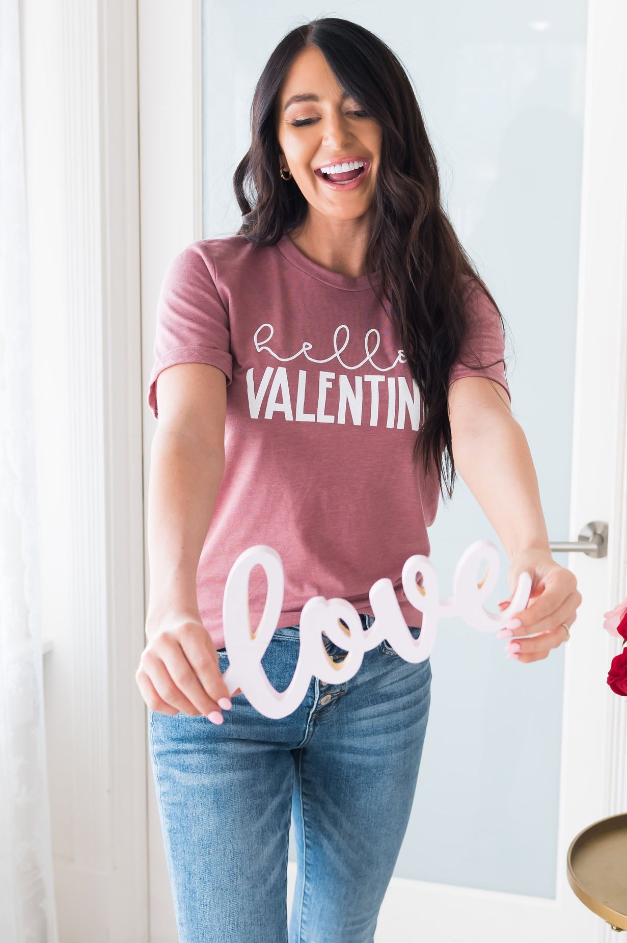 Hello Valentine Modest Tee