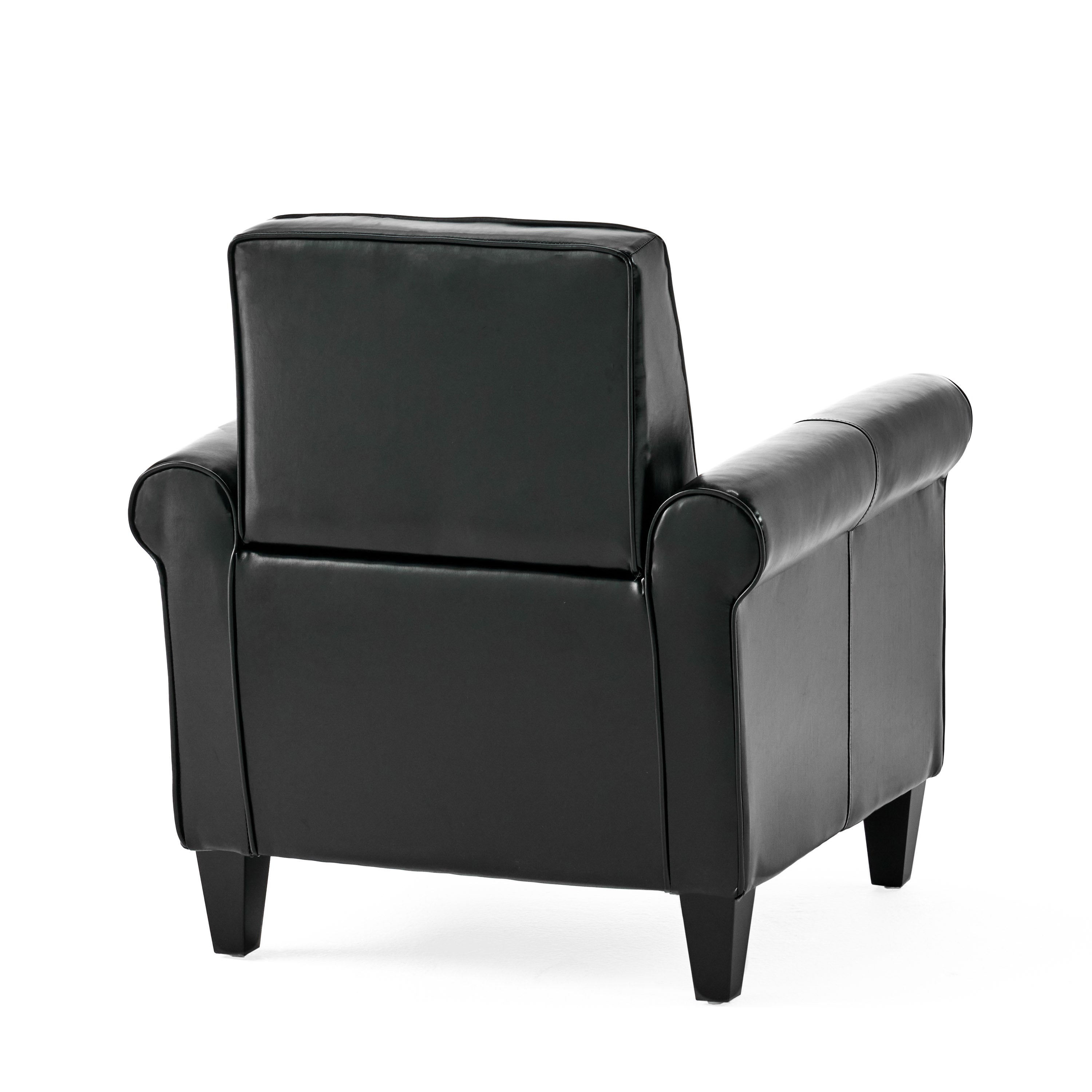 Larkspur Leather Club Chair