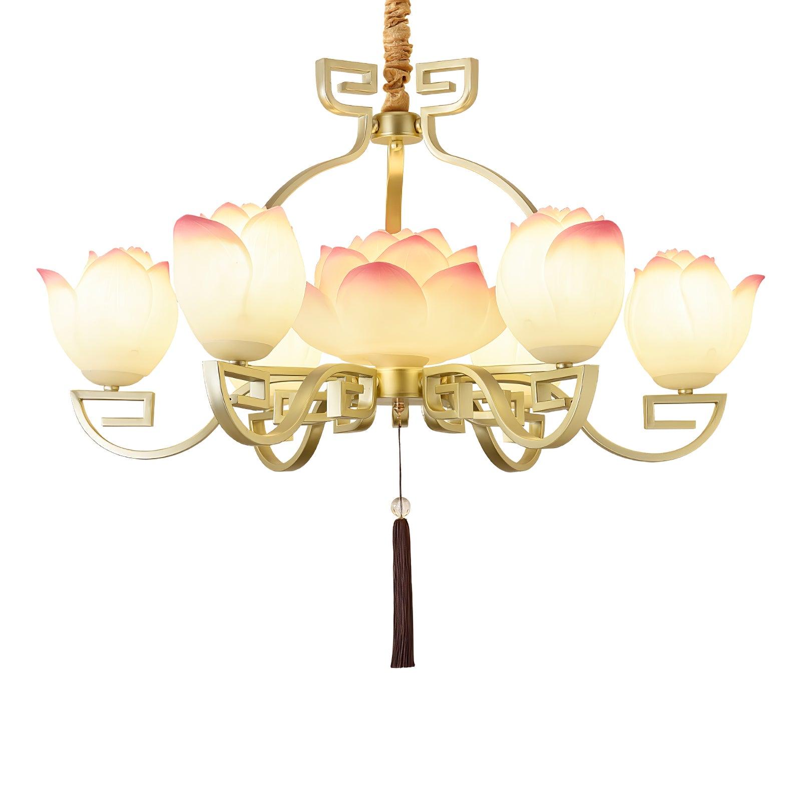 Lotus Bloom Chandelier