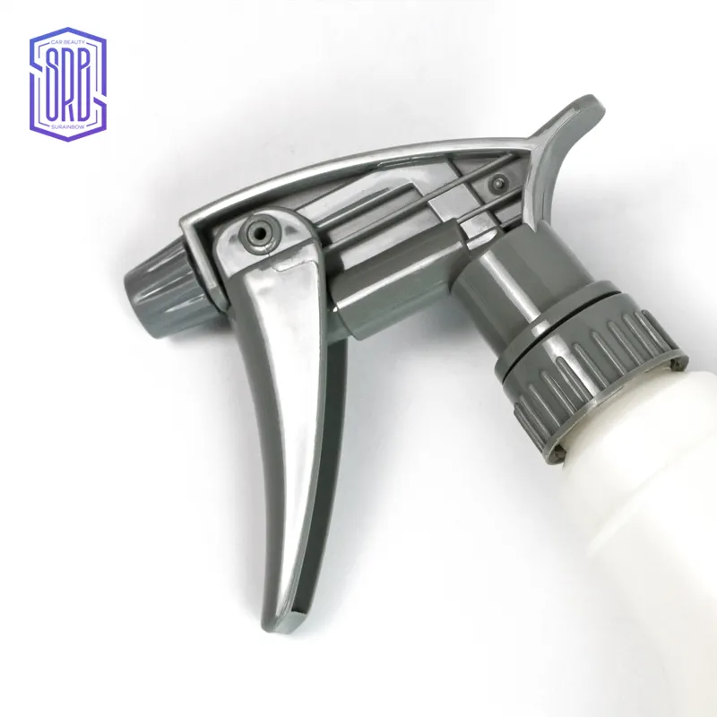 Wholesale good quality chemical resistant auto detailing car wash trigger sprayer for 32 oz spray bottle