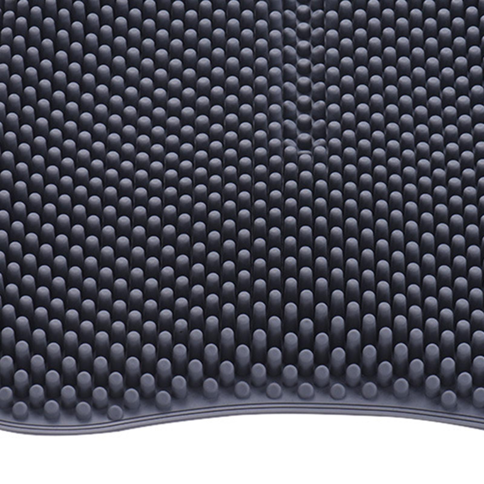 Silic Car Seat Cushion， 16.5 Inch Seat Pad， Breathable Pad， 3D Pillar Massage Seat Cover Non Fit for ， Gray ， 42x42cm