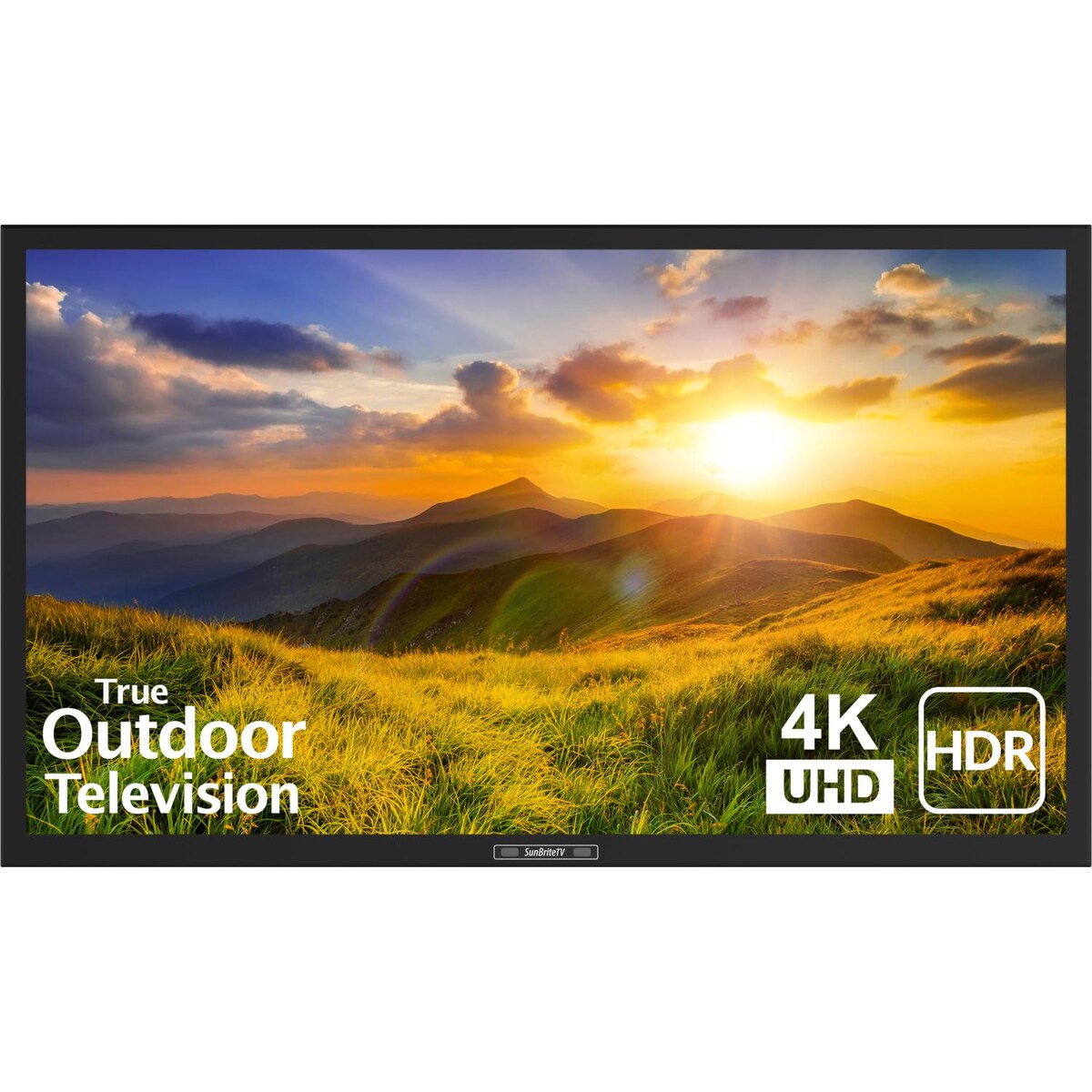 SunBriteTV Signature 2 Series 43andPrime; Partial Sun W/ Soundbar 4K LED HDR Outdoor TV