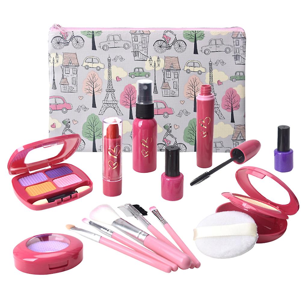 Make-up Toys Makeup Brushes Lipstick Blush Set Princess Play House Gifts Simulation Cosmetics For Girls Children Type A