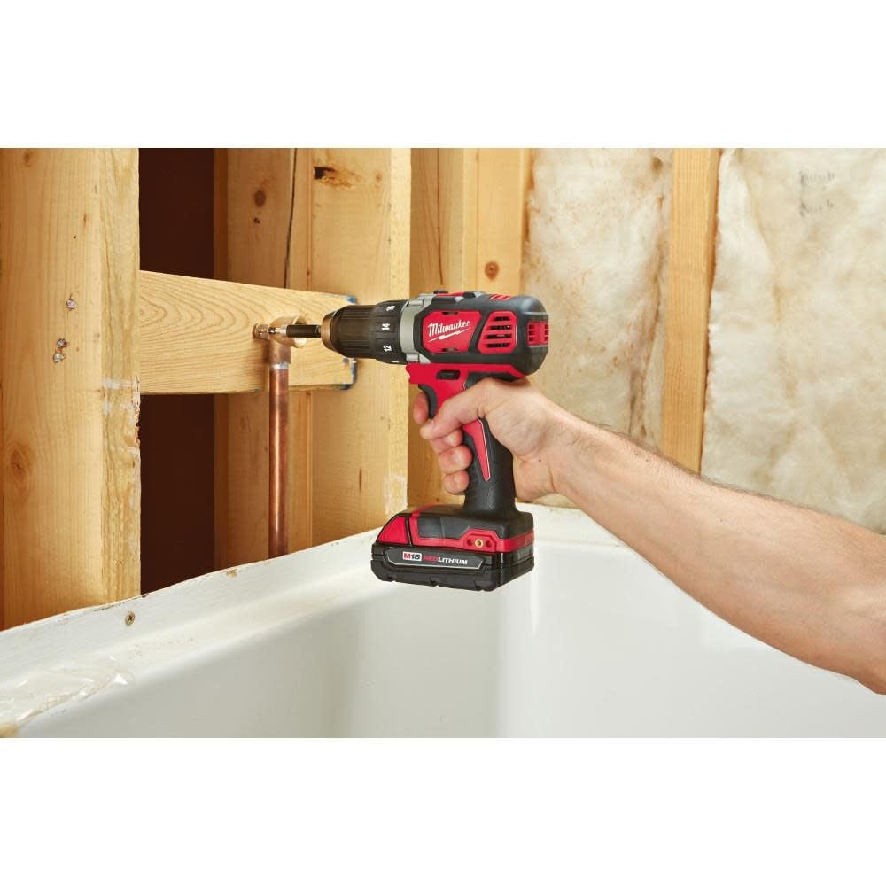 Milwaukee M18 Compact 1/2 in. Drill/Driver Kit 2606-21P from Milwaukee