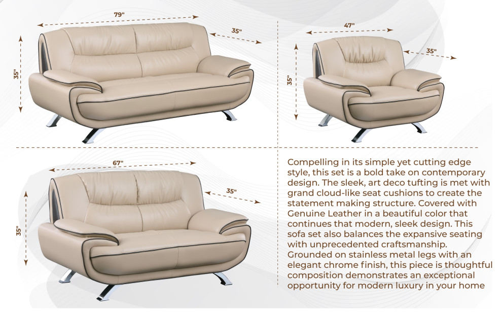 esio Contemporary Premium Leather Match Chair   Contemporary   Armchairs And Accent Chairs   by Luxuriant Furniture  Houzz