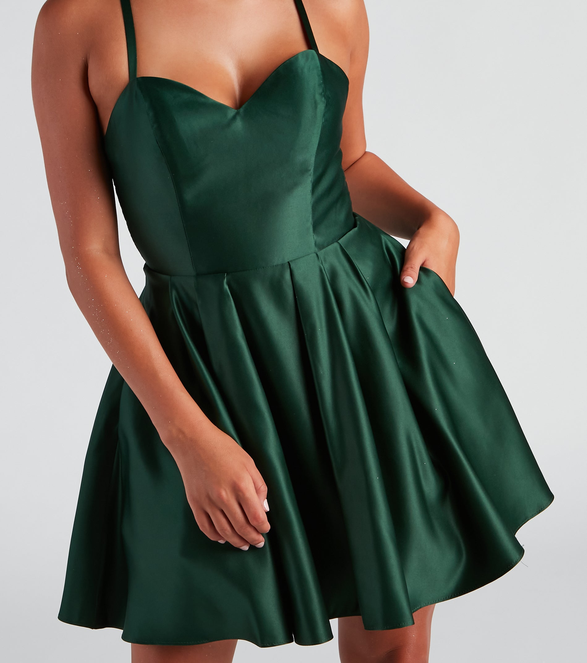 Dasha Formal Satin Party Dress