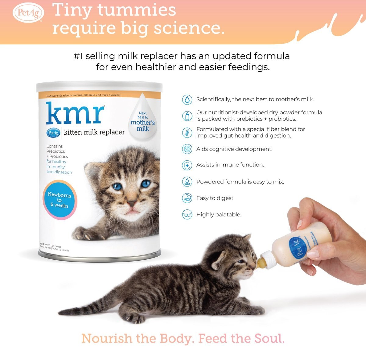 PetAg KMR Liquid Milk Supplement for Kittens