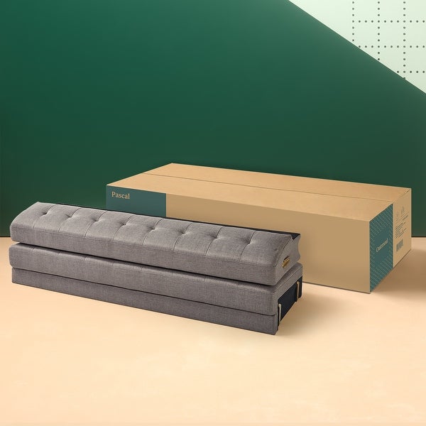 Zinus Priage Oatmeal Grey Semi-firm Sofa