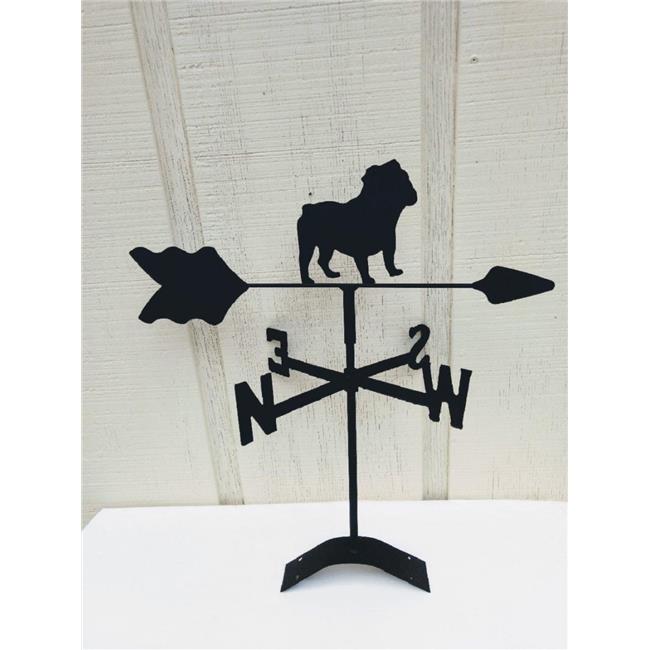 The Lazy Scroll bulldogroof English Bulldog Roof Mount Weathervane