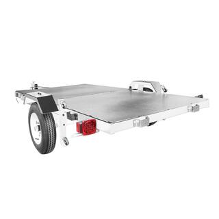 DK2 1450 lb. Capacity Single Axle Galvanized Folding Utility Trailer Kit MFT4X8G