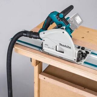 Makita 18V X2 LXT(36V) Brushless 6-12 in. Plunge Circular Saw with Bonus 6-12 in. 56T Carbide-Tipped Plunge Saw Blade XPS02ZU-B-57342