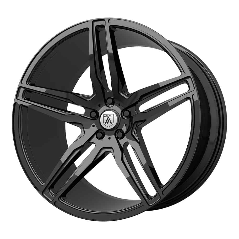 Asanti Black ABL-12 ORION AB12 22X10.5 5X115 G-BLK 25MM