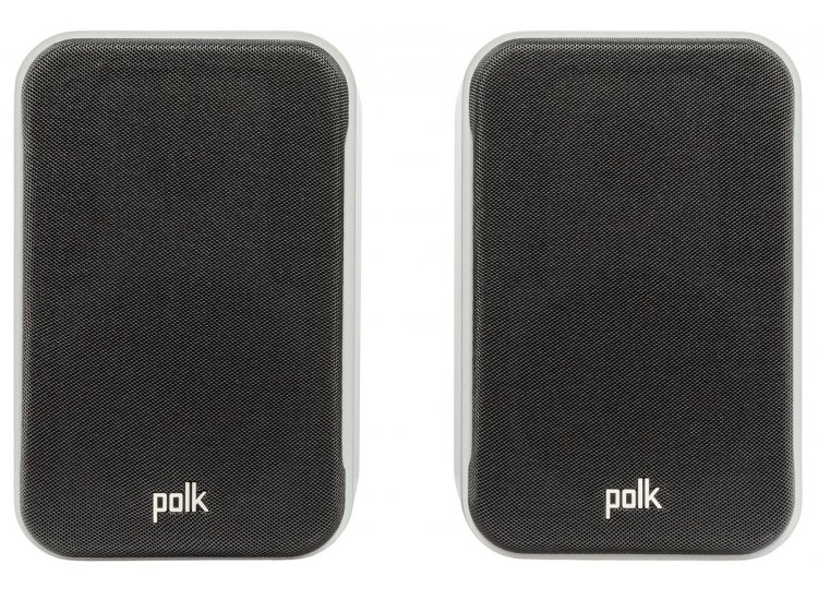 Polk Audio Signature Elite ES10 White Surround Speakers For Home Theater (Pair)