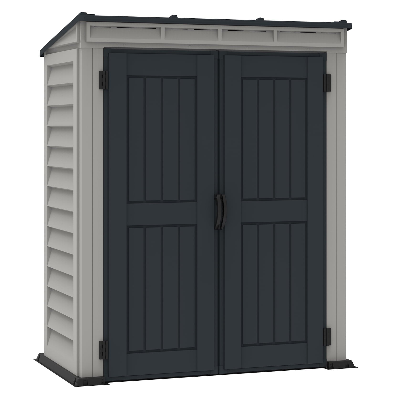 5x3 YardMate Pent Plus Vinyl Storage Shed with Molded Floor