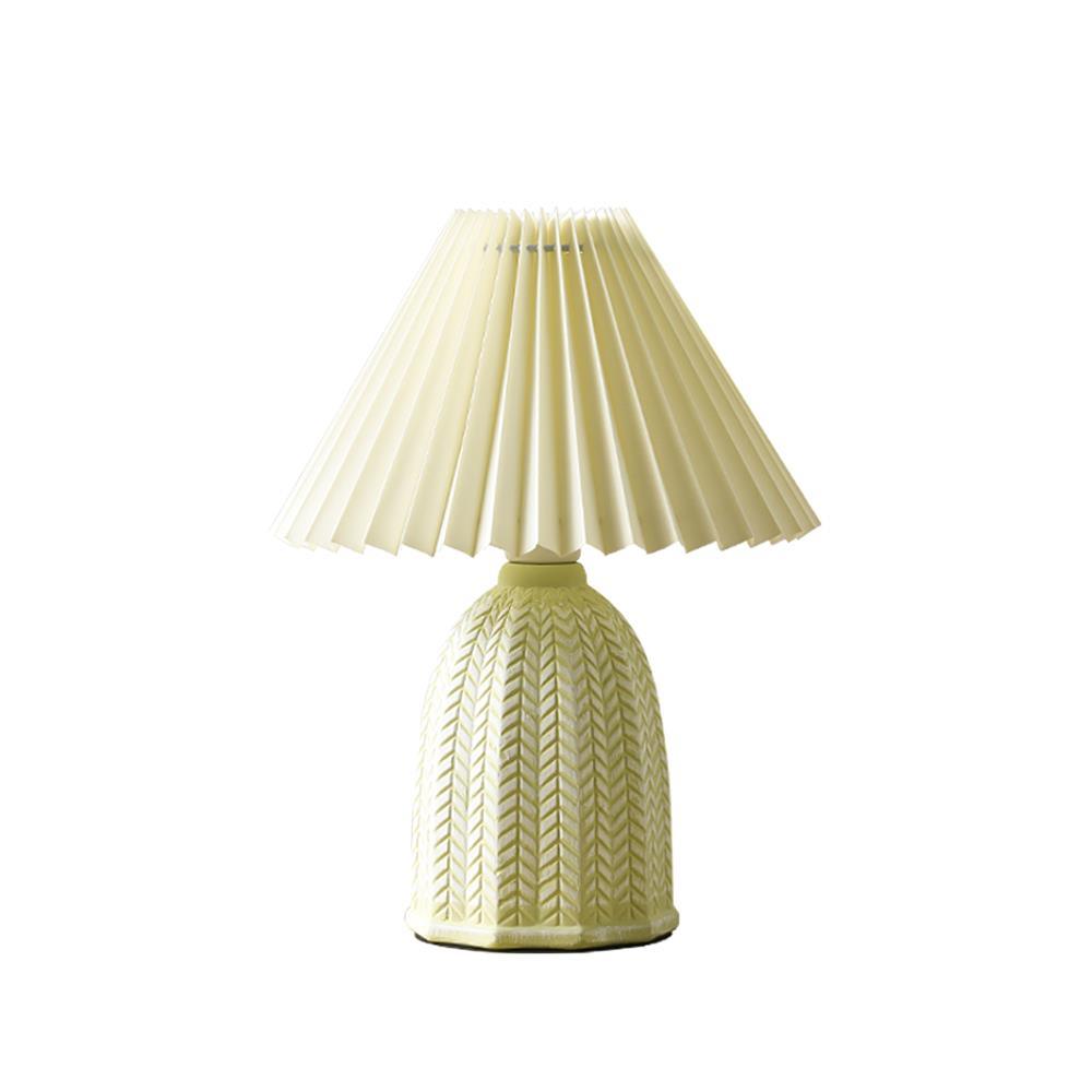 Vintage Pleated Table Lamp