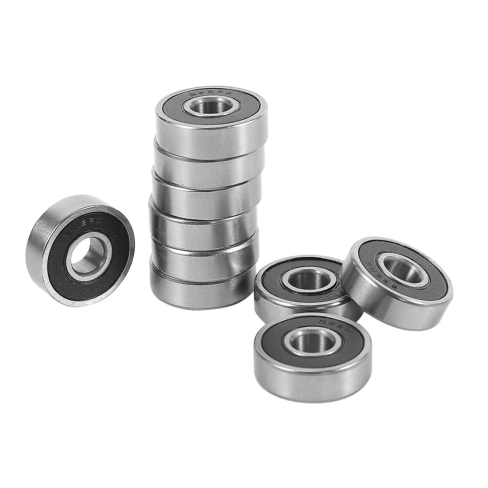 10 Pcs 629-2rs 9mmx26mmx8mm Double Sealed Miniature Deep Groove Ball Bearing